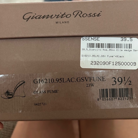 New In Box Gianvito Rossi Futura in Black 39.5 - Picture 3 of 4